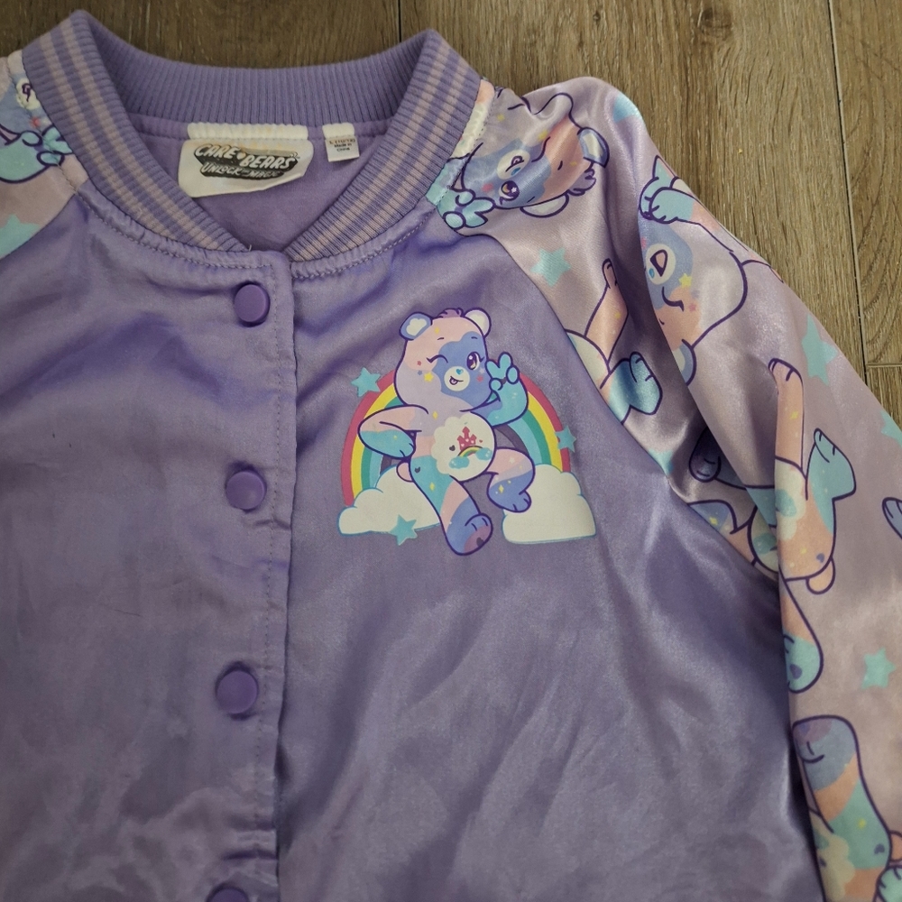 Care Bears Jacket Snap Up Girls sz 10-12
